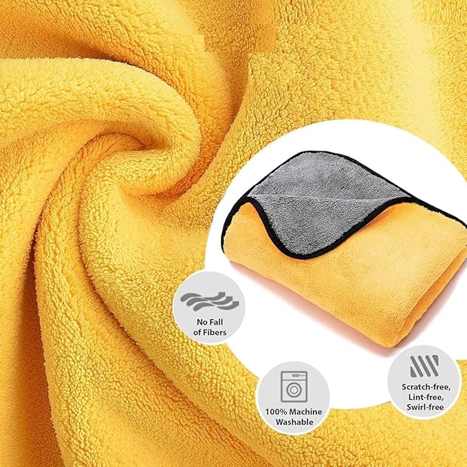 Premium 40x40cm Microfiber Towel [75 GRM] – Highly Absorbent and Durable Cloth for Versatile Use