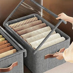 Single Deals™ Folding Storage Box With Lid - Premium Quality