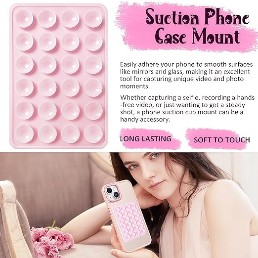 Premium Silicone Suction Phone Case Attachment – Versatile Hands-Free Mounting Solution