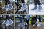 Waterproof Non-Slip Shoe Covers – Reusable Protective Rain Boots for Men and Women, Available in Large Sizes Premium Quality Single Deals™