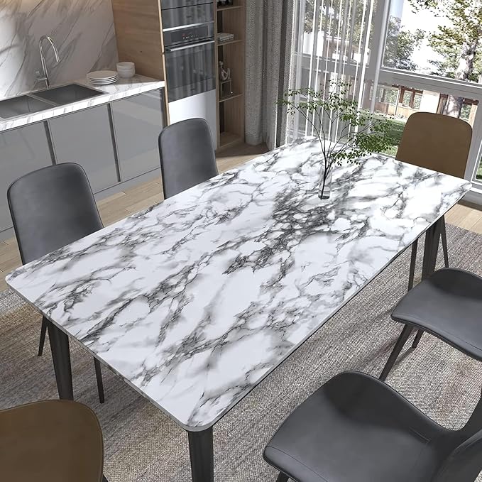 Decorative Self-Adhesive Waterproof Kitchen Wall Sticker – Premium Marble Finish, 60x200cm