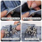 1 Pair Button Pins for Jeans – Sophisticated Fit Optimization Solution Premium Quality SingleDeals™