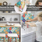 Decorative Self-Adhesive Waterproof Kitchen Wall Sticker – Premium Mosaic Tile Pattern, 60x200cm