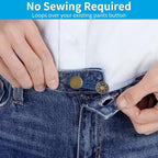 12 Pcs Extenders for Jeans, Pant Button – Sophisticated Fit Optimization Solution Premium Quality SingleDeals™