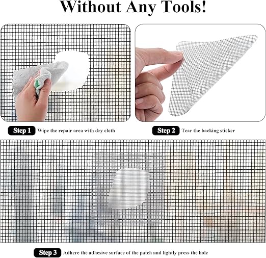 Single Deals™ Window Screen Repair Kit Tab big roll