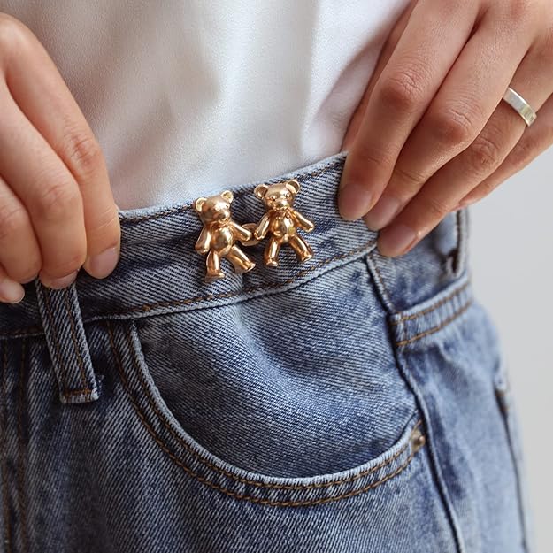 1 Pair Button Pins for Jeans – Sophisticated Fit Optimization Solution Premium Quality SingleDeals™