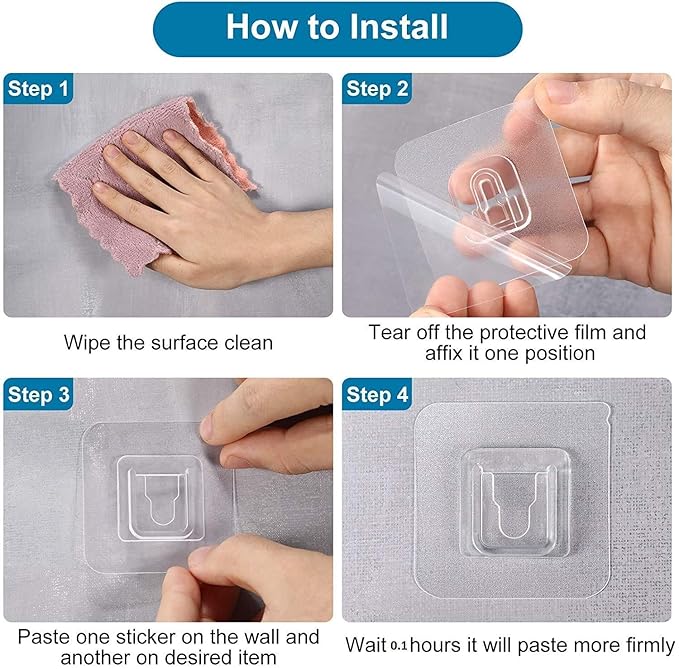 Single Deals™ 7*7 Female Sticker Hook Premium Quality