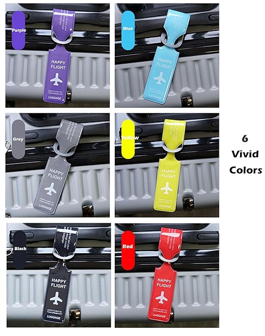 Single Deals™ Travel In Style Luggage Tags - Premium Quality