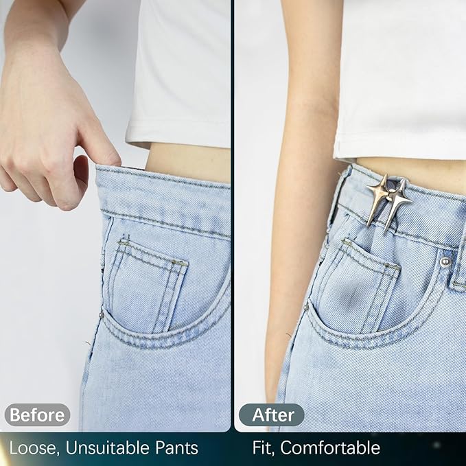 1 Pair Star Waist Button – Sophisticated Fit Optimization Solution Premium Quality SingleDeals™