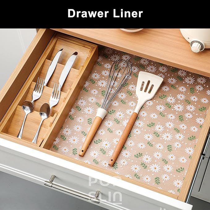 Waterproof Drawer Mat (45x500cm) – Large-Roll, Protective Liner for Shelves and Cabinets Premium Quality Single Deals™