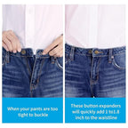 12 Pcs Extenders for Jeans, Pant Button – Sophisticated Fit Optimization Solution Premium Quality SingleDeals™