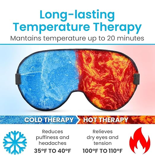 Therapeutic Gel Eye Mask – Comfortable Soothing Treatment for Relaxation and Eye Care