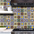 Decorative Self-Adhesive Waterproof Kitchen Wall Sticker – Premium Tile Pattern, 60x200cm