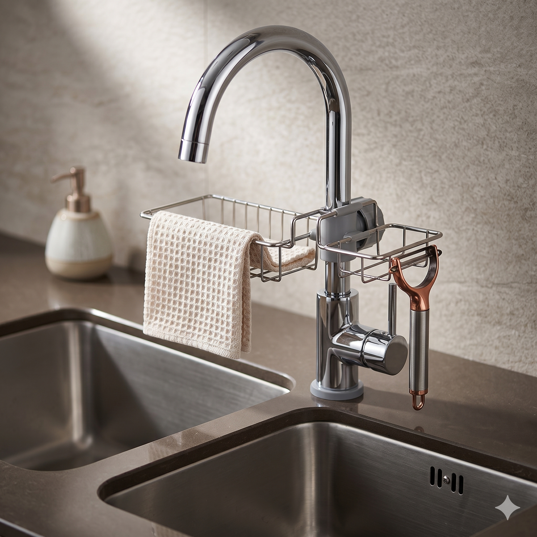 Single Deals Steel Faucet Stand Premium Quality