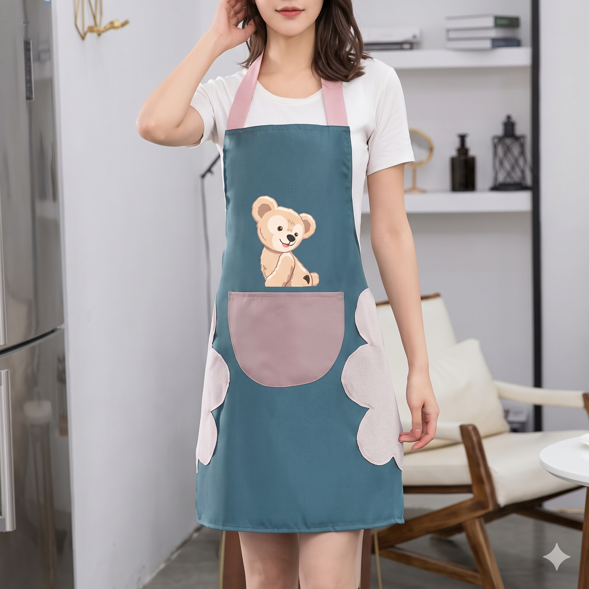Single Deals™ Premium Quality Elite Culinary Apron (Teddy Edition)