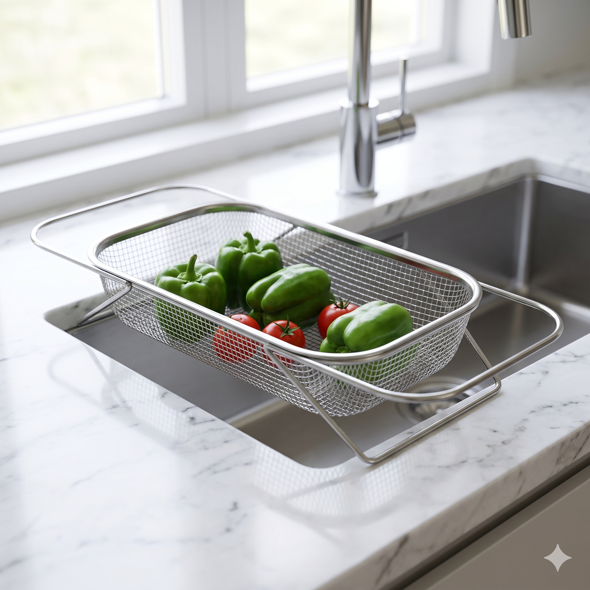 Single deals™ Premium Quality 30cm X 10.5cm Extendable Kitchen Sink Strainer Basket
