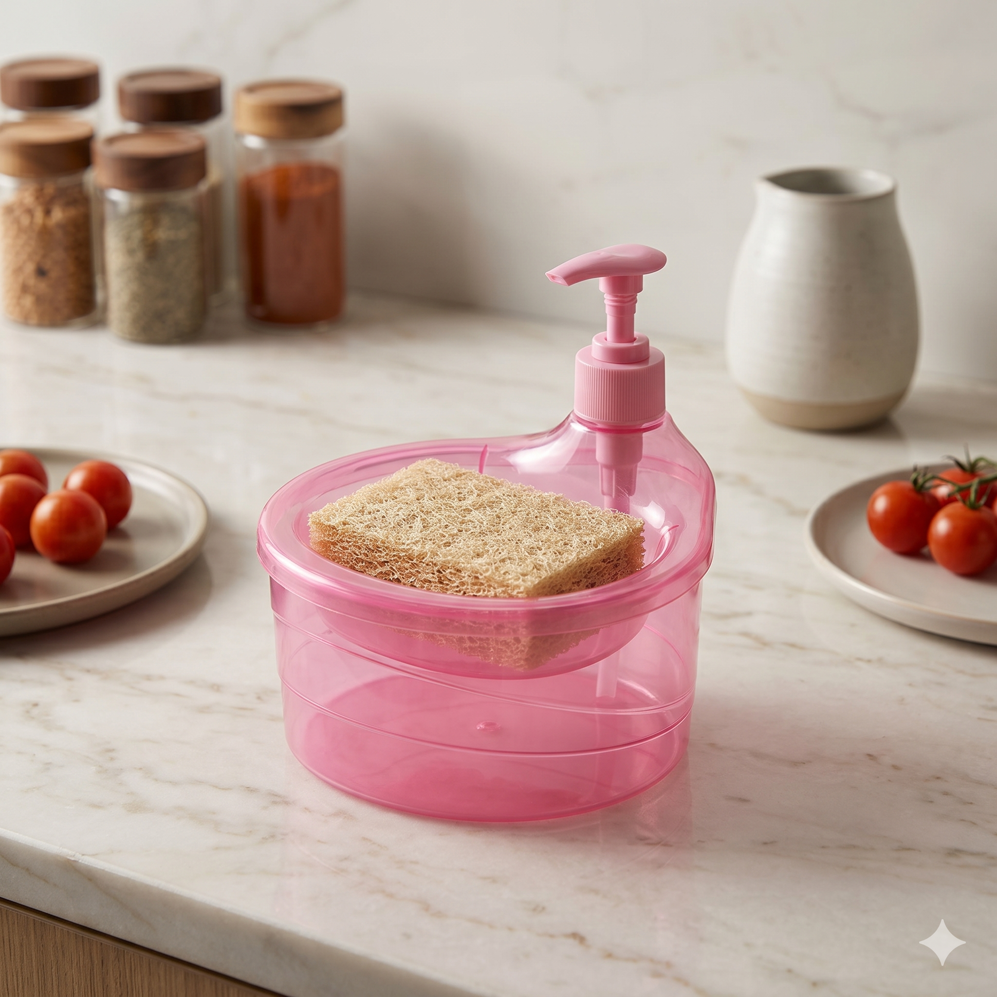 Single Deals 2 in 1 Liquid Soap Dispenser Premium Quality