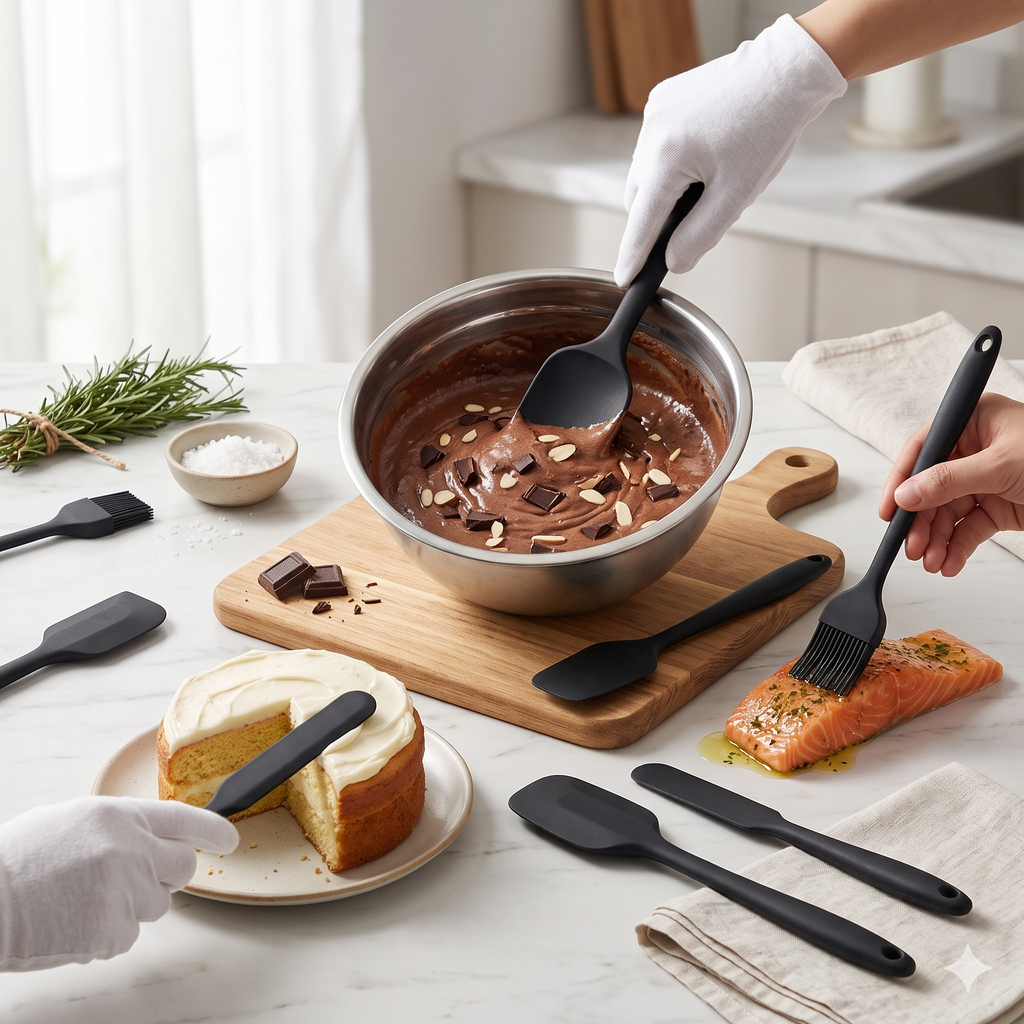 Single Deals™ Professional 6-Piece Culinary Baking & Prep System™ Black [Premium Quality]