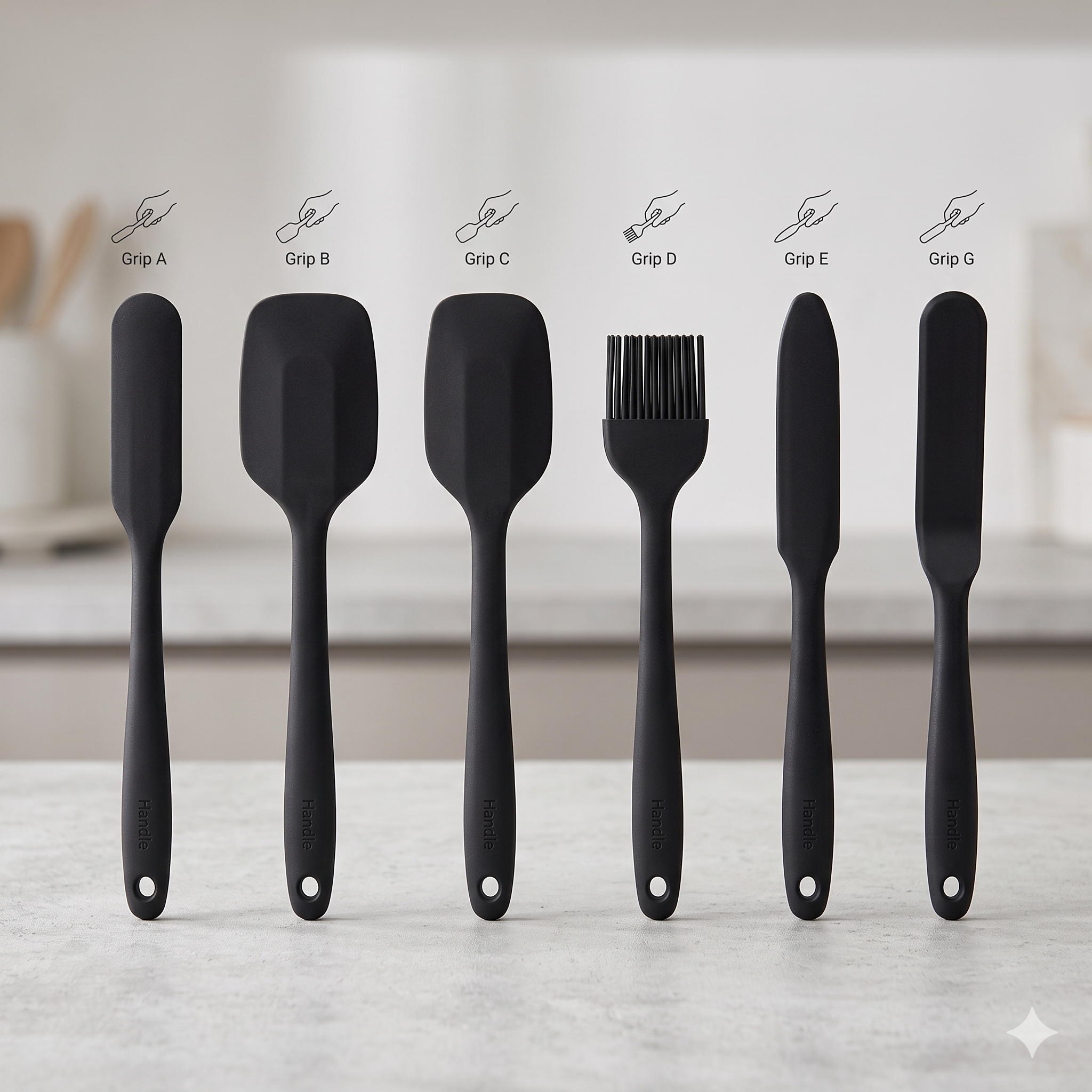 Single Deals™ Professional 6-Piece Culinary Baking & Prep System™ Black [Premium Quality]