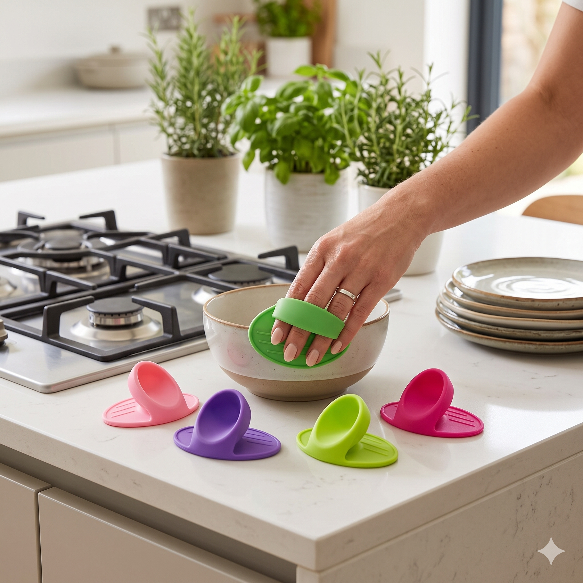 Single Deals™ Professional Finger Silicone Pot Holder™ [Premium Quality]