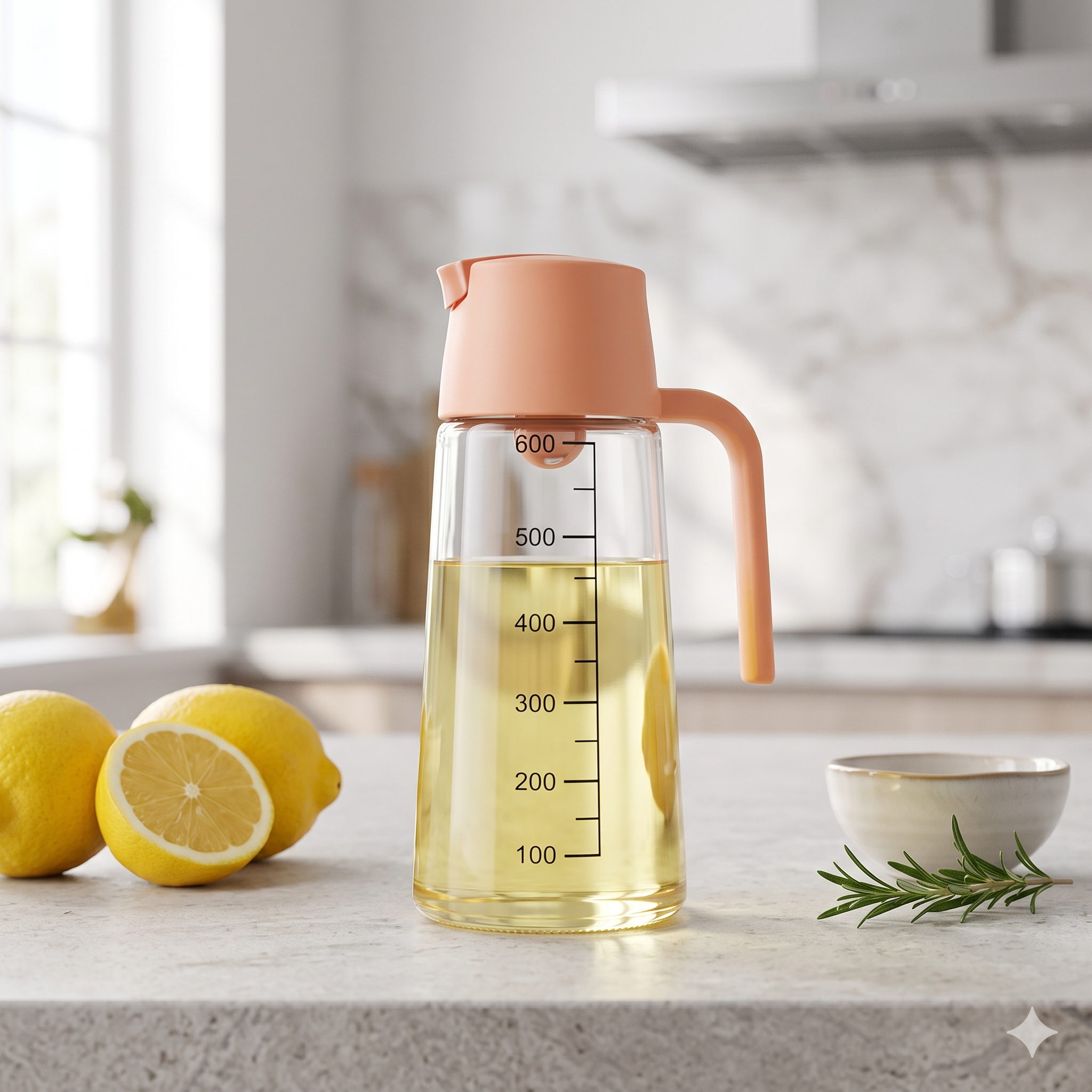 Single Deals™ 630ml Premium Automatic Open & Close Culinary Oil Pot™ [Premium Quality]