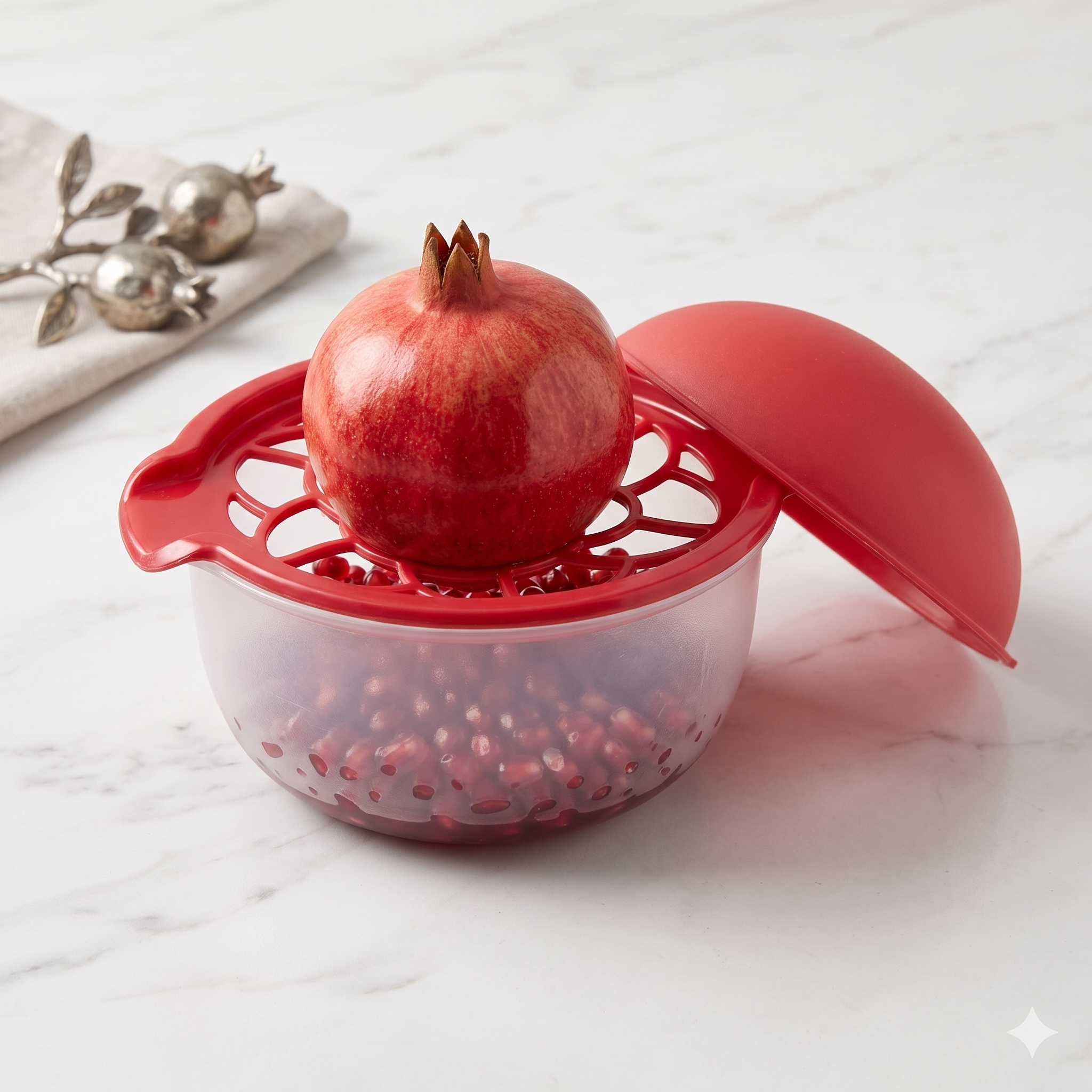 SINGLE DEALS™ Premium Jewel-Aril Pomegranate Seed Extractor