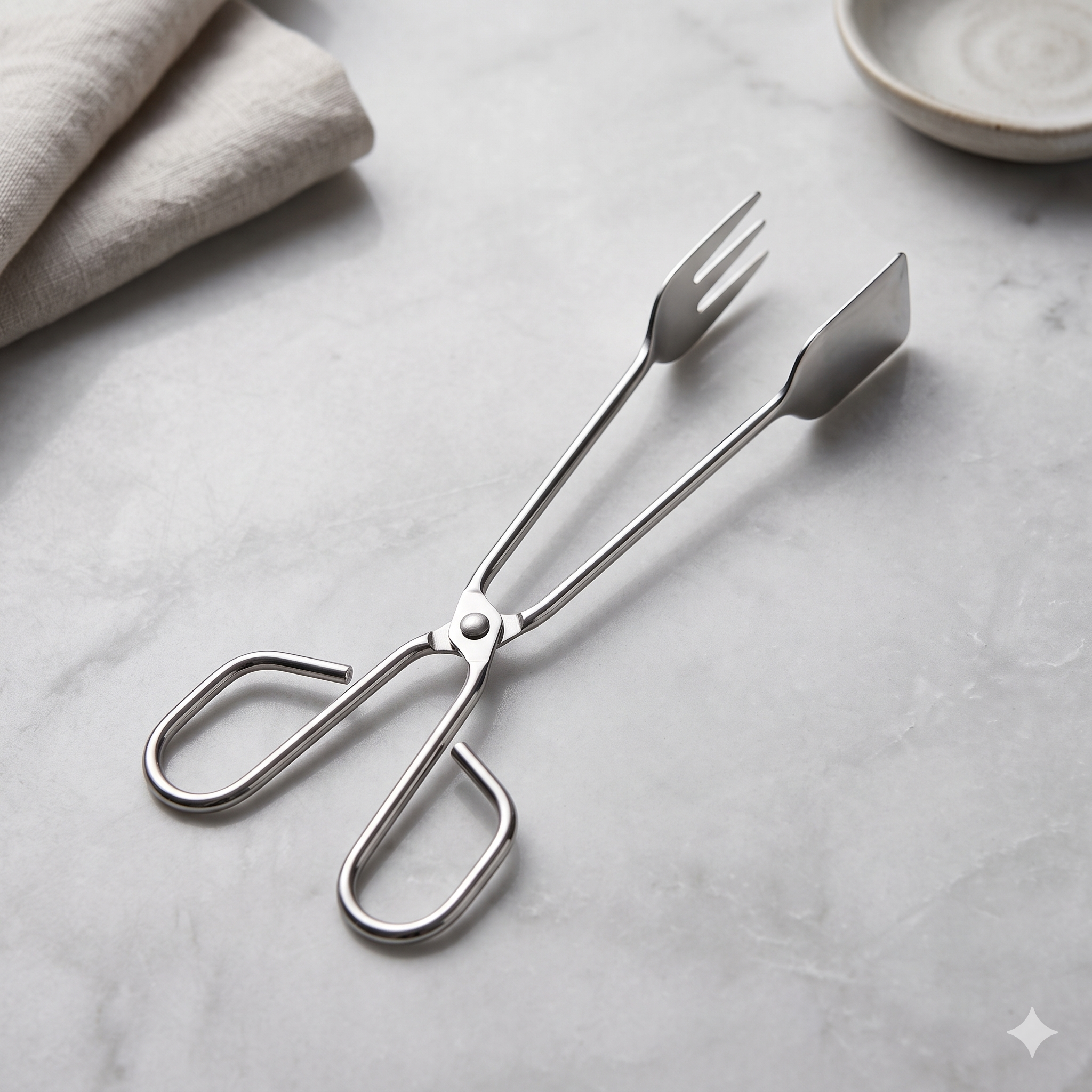 Single Deals ™ Stainless Steel Scissor Tongs Premium Quality