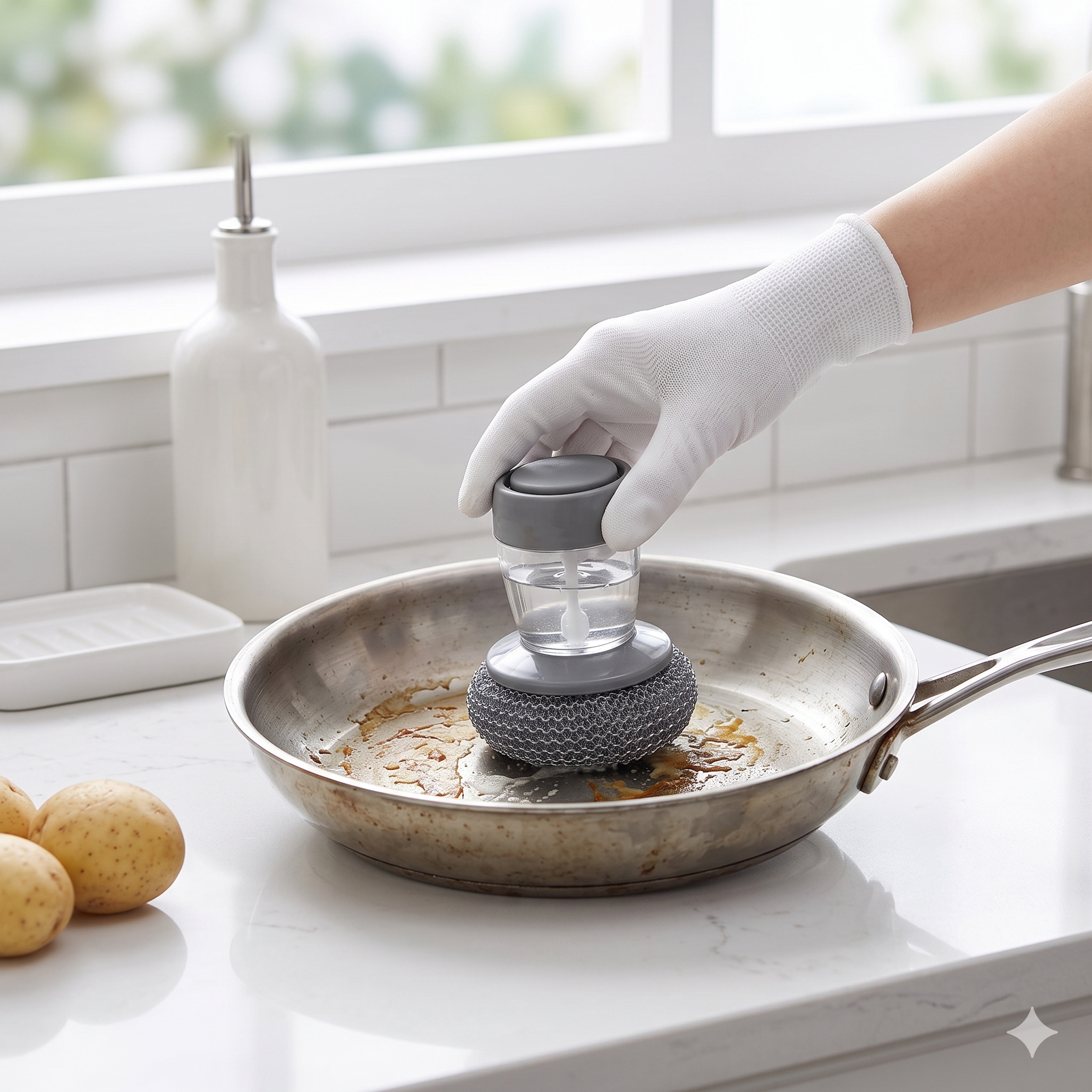 Single Deals™ Professional Liquid Dispensing Palm Brush™ [Premium Quality]