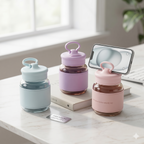 Versatile 300ml Glass Cup with Integrated Phone Holder – Premium Quality