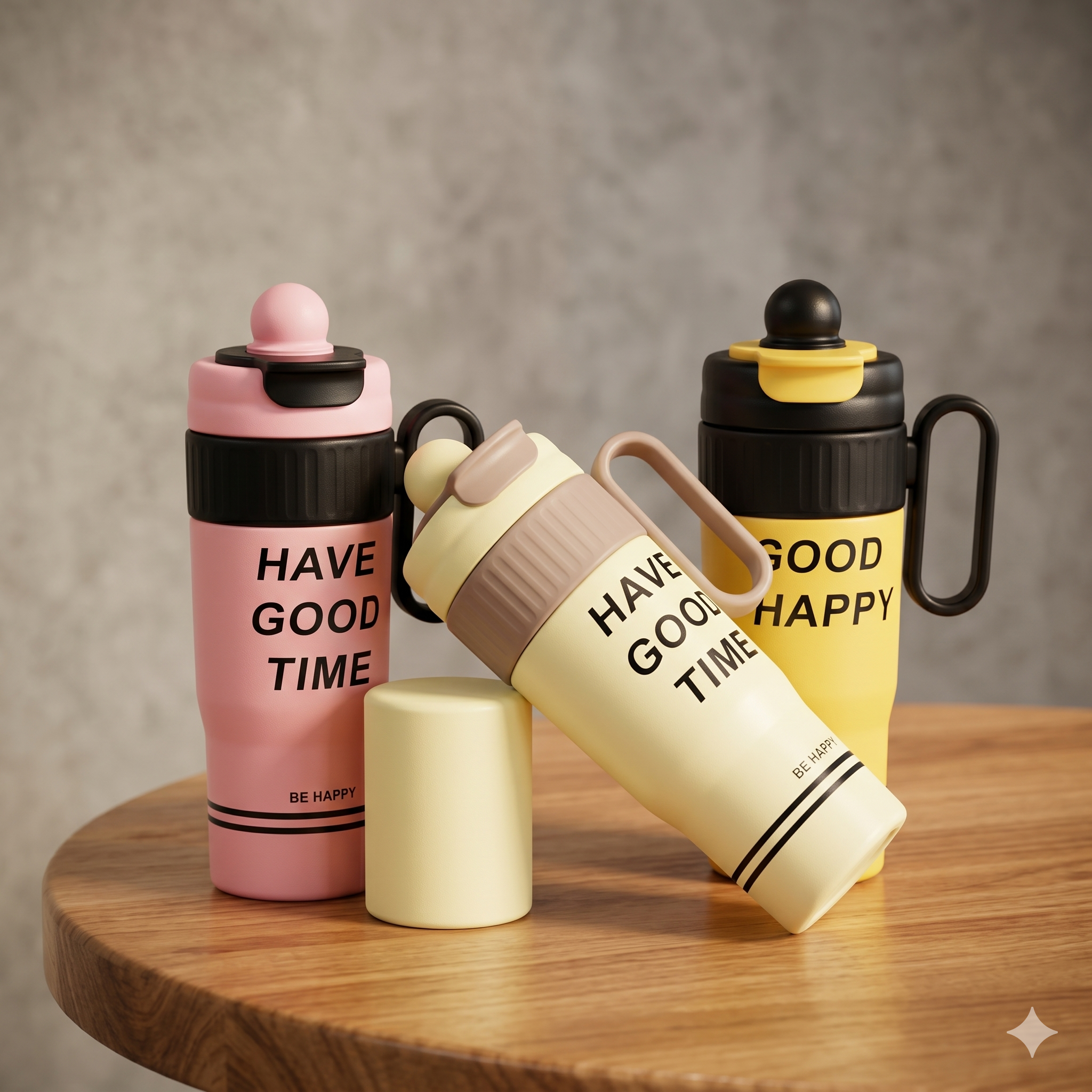 Single Deals™ Premium Quality 780ml Insulated Stainless Steel Tumbler with Integrated Flexi-Loop - Limited Edition
