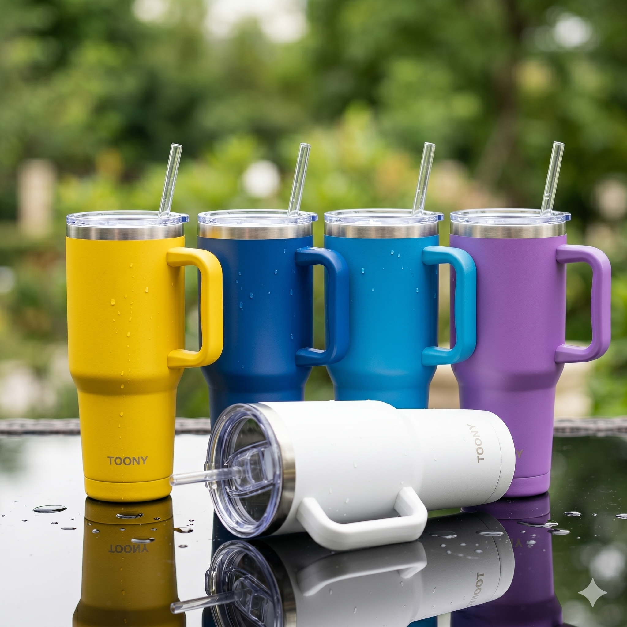 Single Deals™ Premium Quality 1200ML Insulated Travel Tumbler with Straw