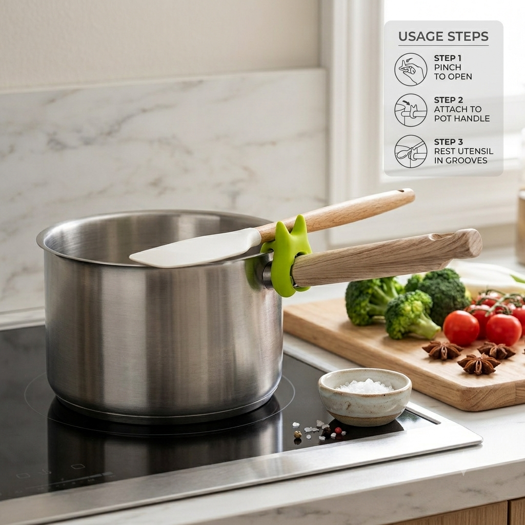 Single Deals™ Professional Culinary Heat-Resistant Silicone Pot Clip™ [Premium Quality]