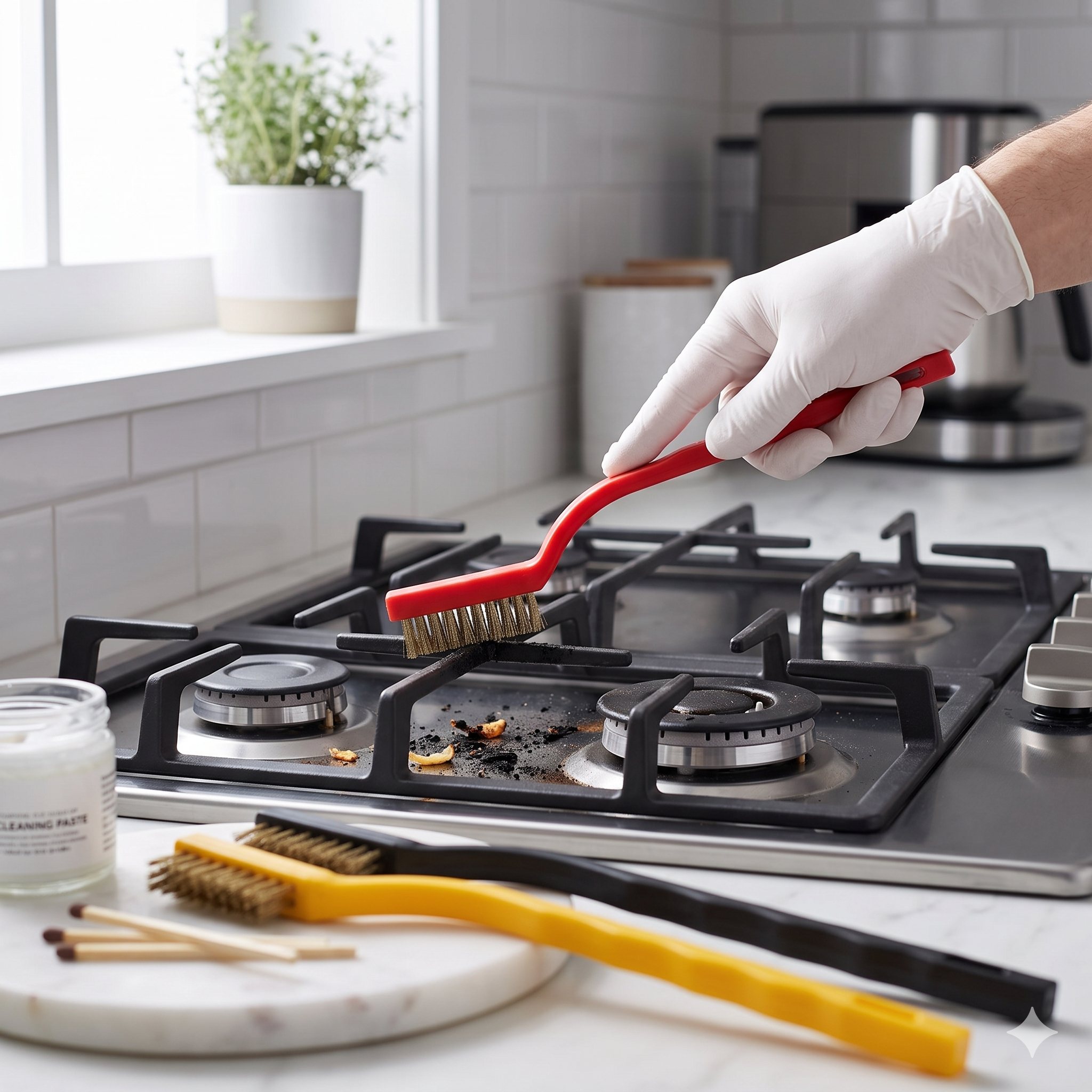 Single Deals™ Professional 3-Piece Gas Wire Brush Set™ [Premium Quality]