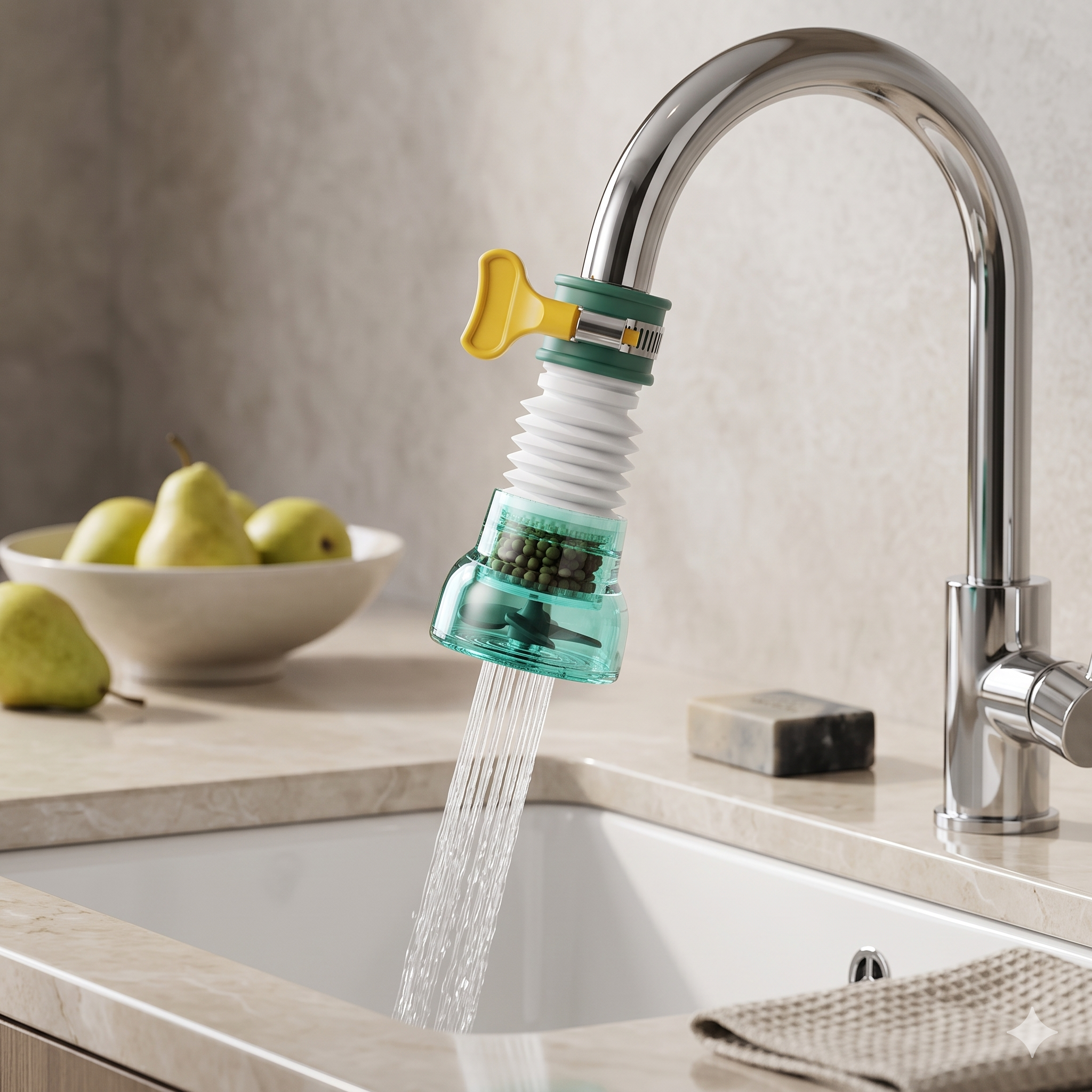 Single Deals Aqua-Flexi Emerald Premium Quality Faucet Filter