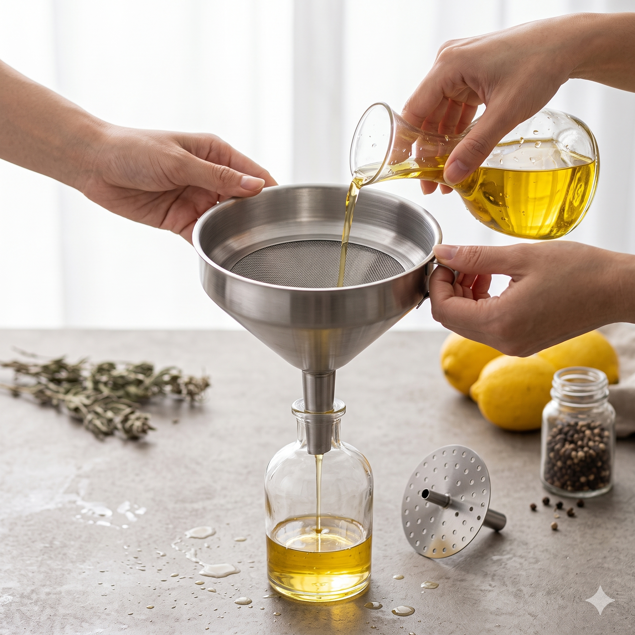 Single Deals™ Precision Flow Stainless Funnel - Premium Quality