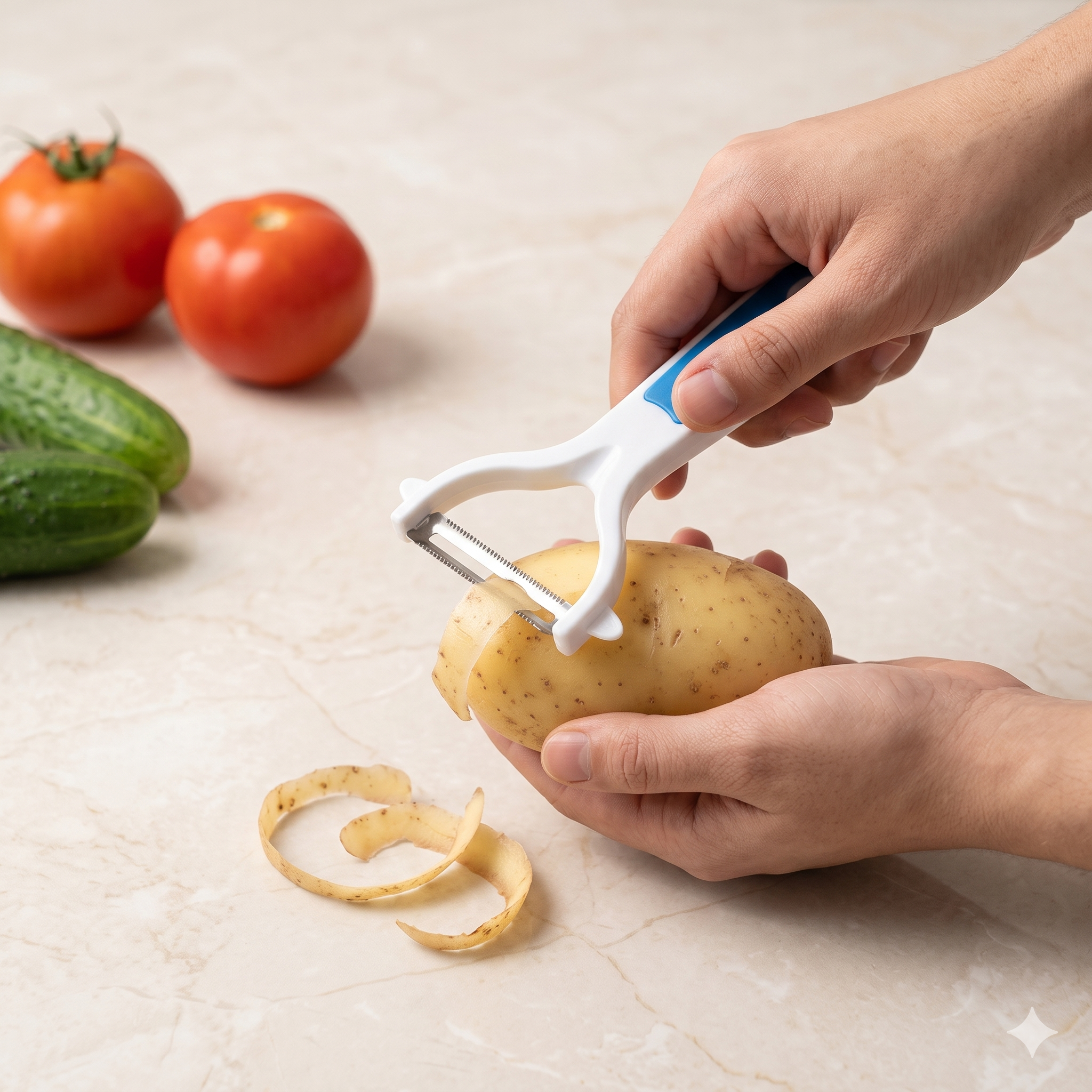 SINGLE DEALS™ Precision Ergonomic Culinary Peeler™ [Premium Quality]