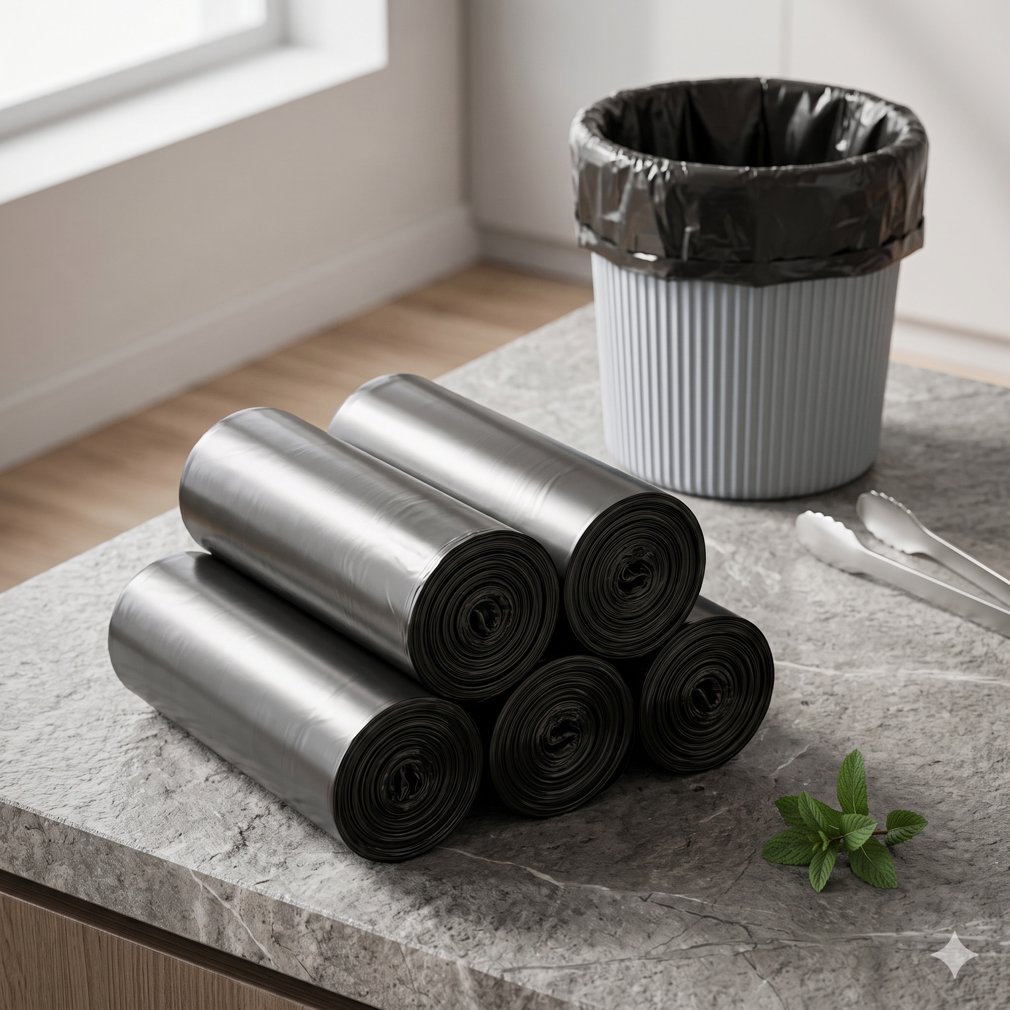 SINGLE DEALS® EliteCare Heavy-Duty Ultra-Fit Garbage Bags (Pack of 66) 11* 6 Rolls — Premium Quality
