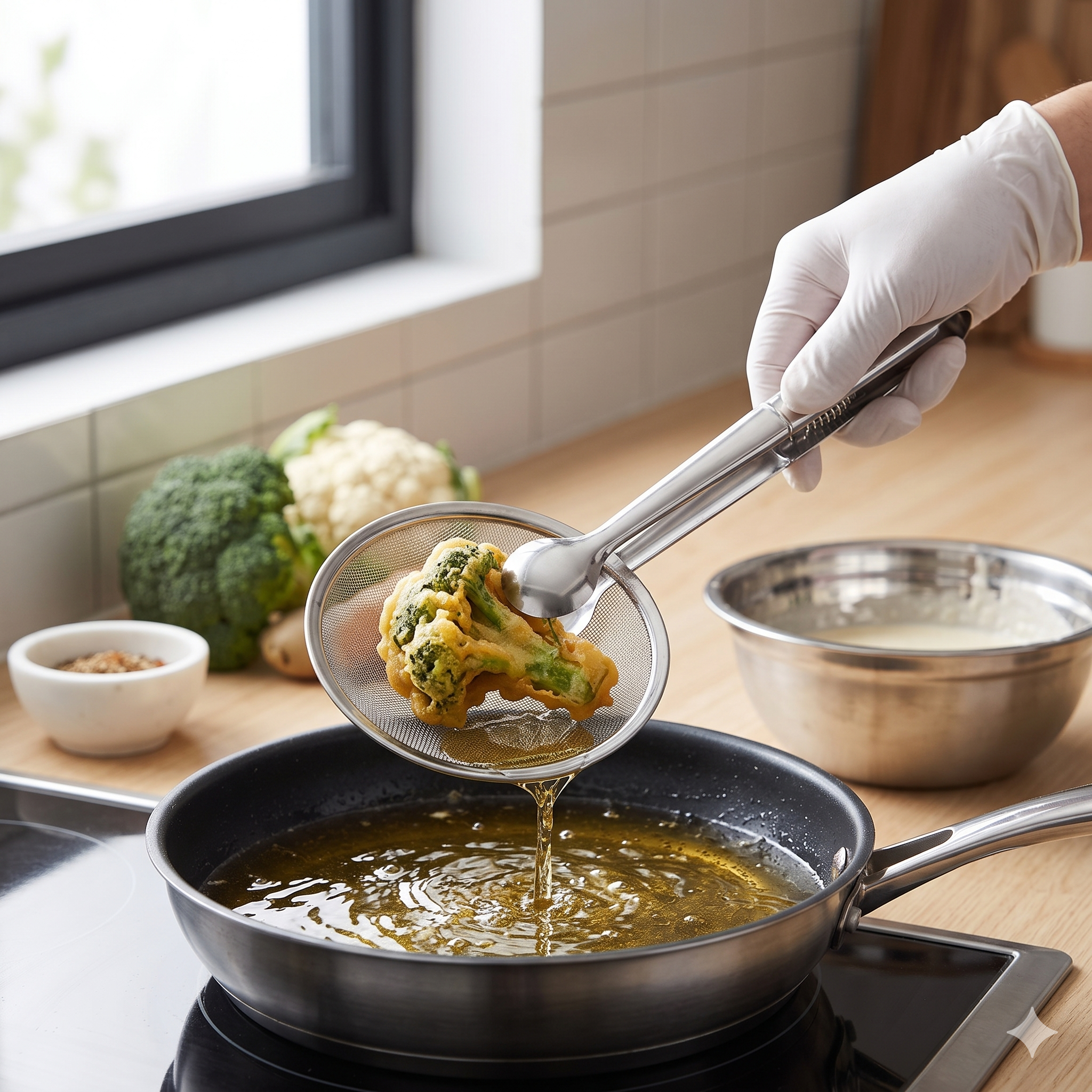 Single Deals™ Professional Kitchen Fry Clip & Oil Strainer™ [Premium Quality]