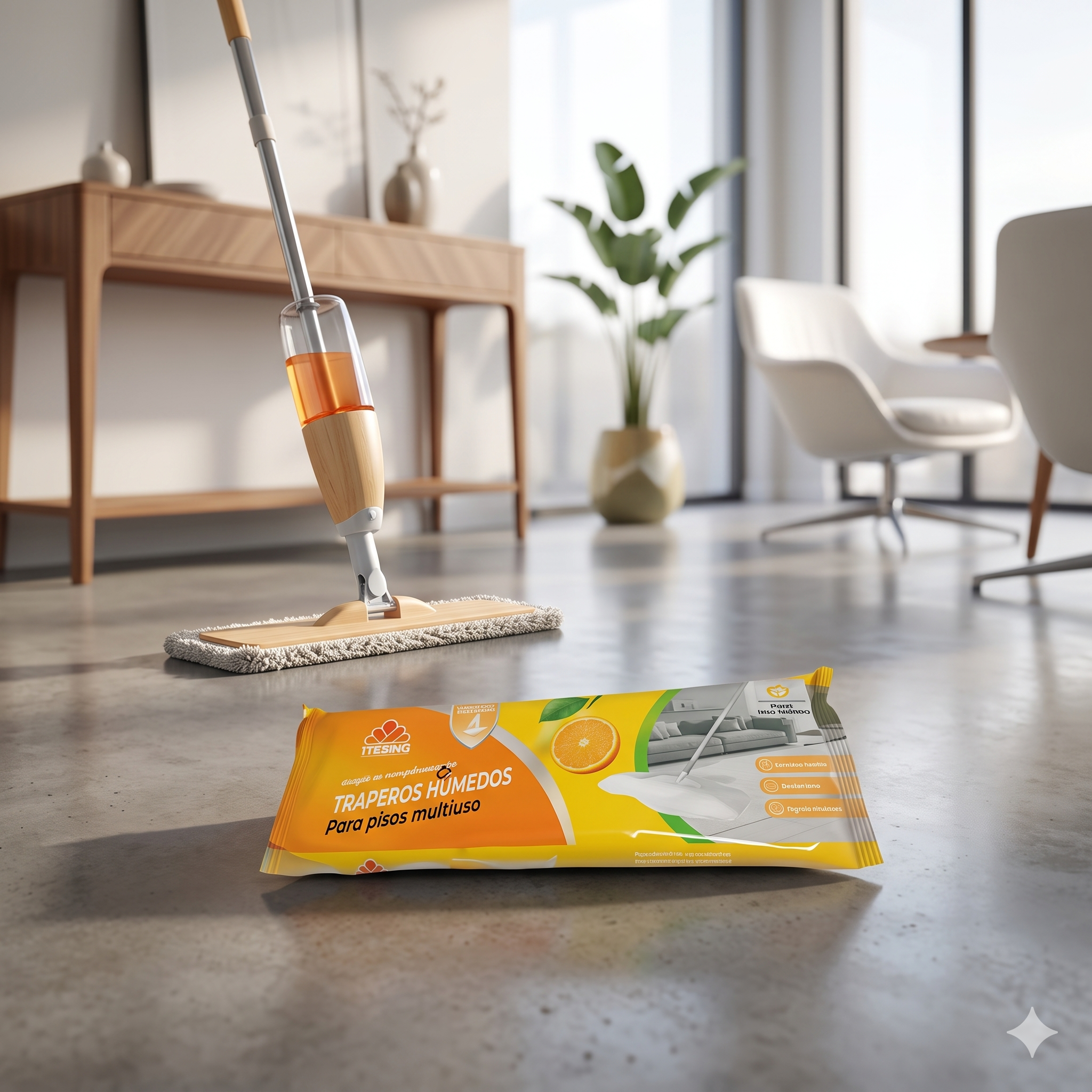 SINGLE DEALS® EliteCare Multi-Surface Citrus-Infused Floor Mop Wipes — Premium Quality