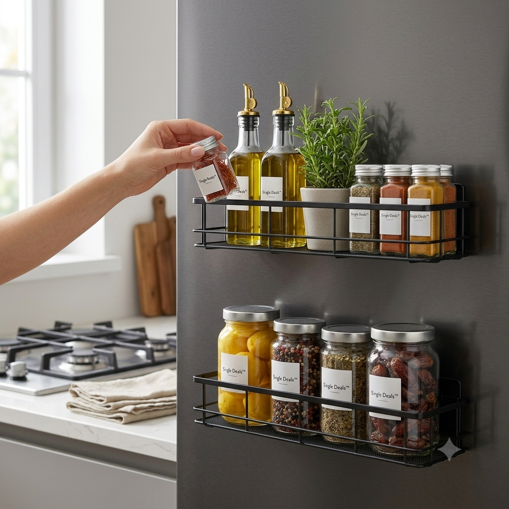 Single Deals™ Professional Magnetic Spice Rack™ [Premium Quality]