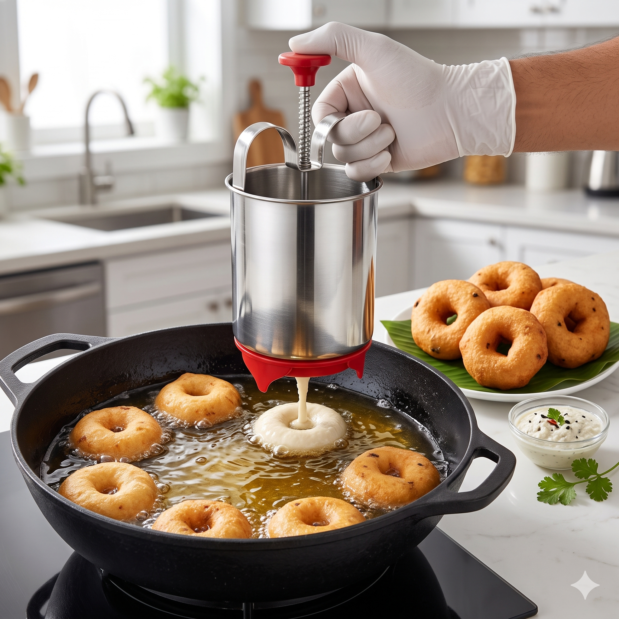 Single Deals™ Professional Medu Wada Maker™ [Premium Quality]