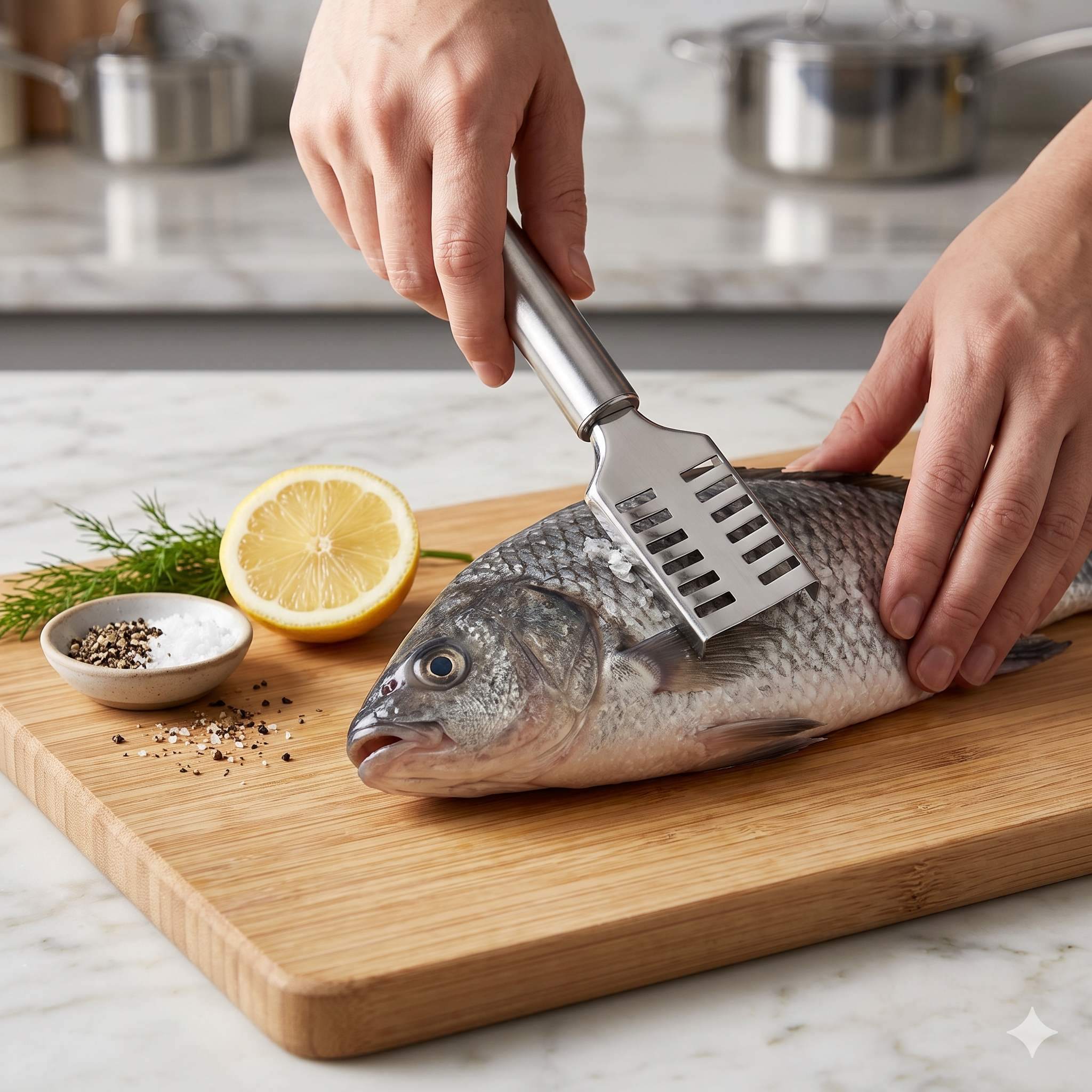 SINGLE DEALS™ Stainless Steel Precision Fish Scaler Premium Quality