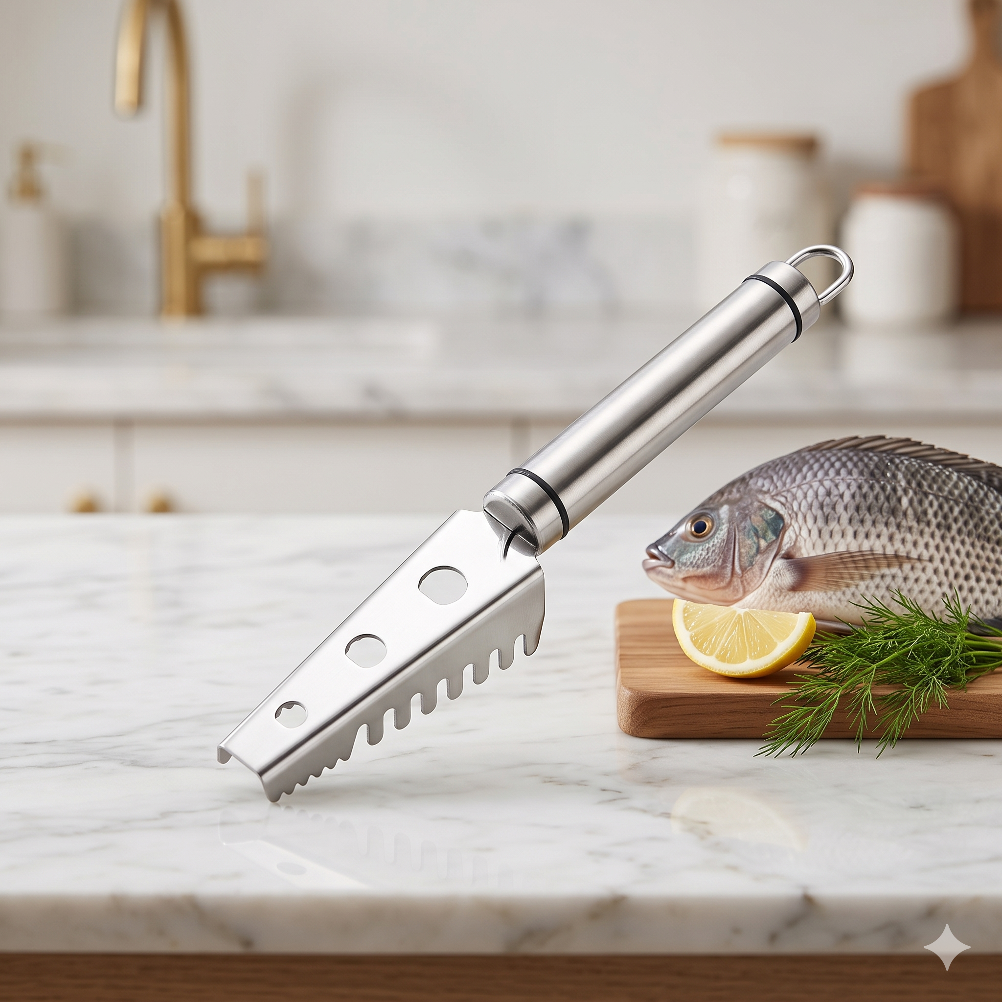 SINGLE DEALS® EliteCare Precision Stainless Steel Fish Scaler & Cleaning Tool — Premium Quality