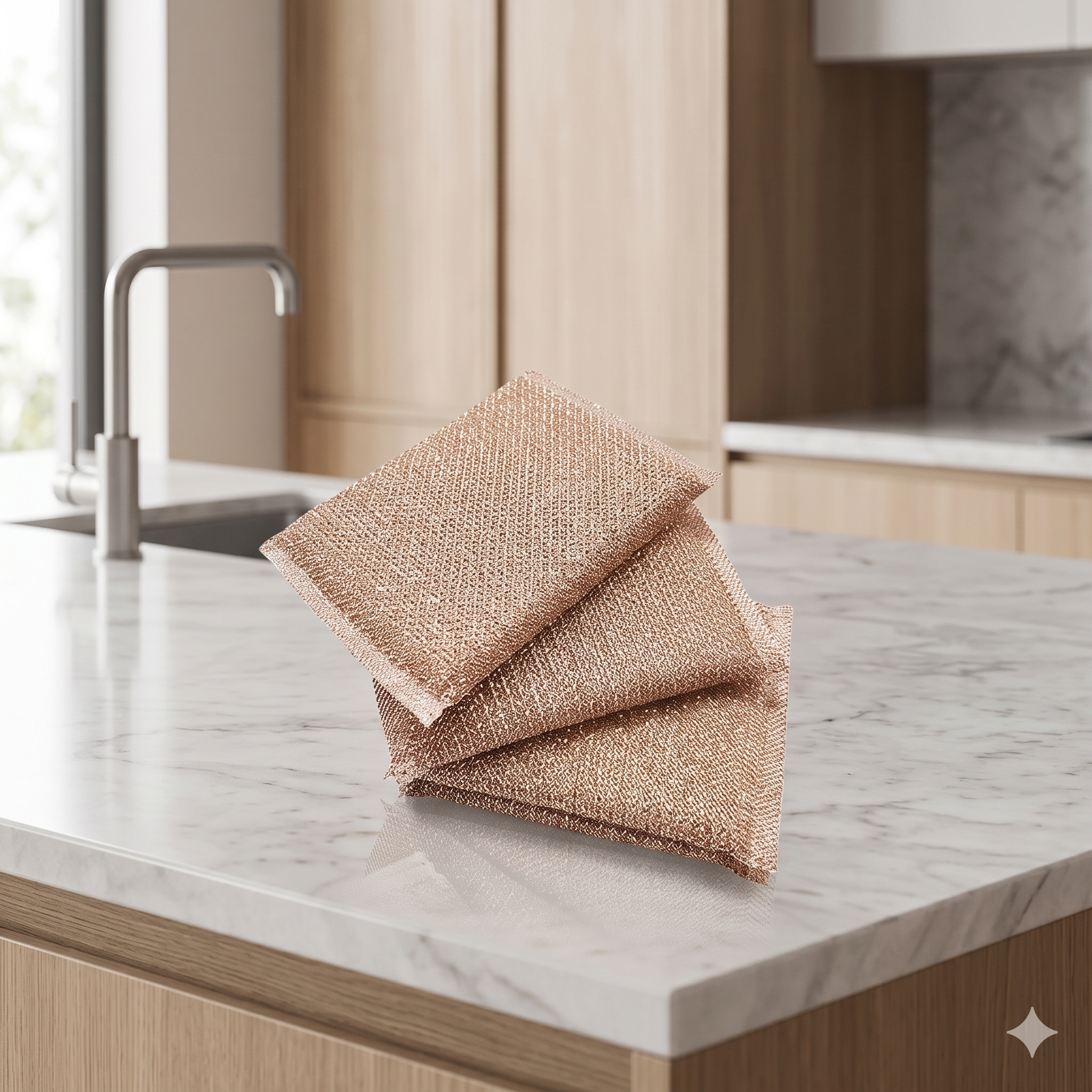 SINGLE DEALS® EliteCare Professional-Grade Scouring Kitchen Sponges (Pack of 4) — Premium Quality