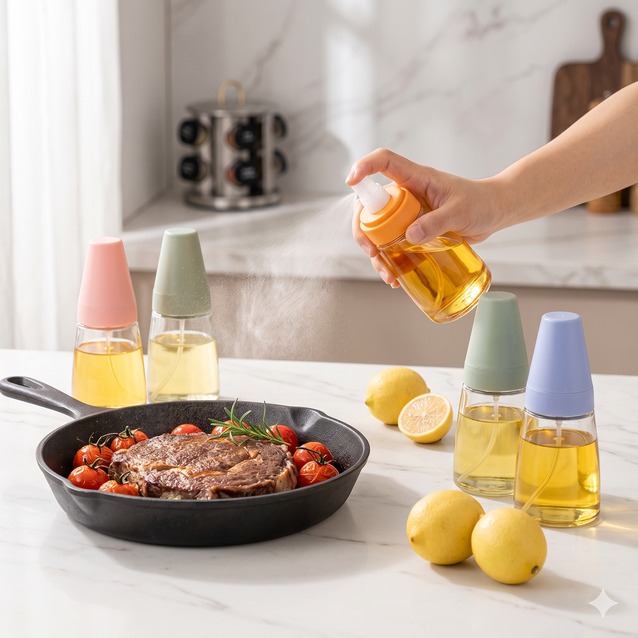 Single Deals 180ml Premium Culinary Oil Mister & Precision Spray Bottle™ [Premium Quality]