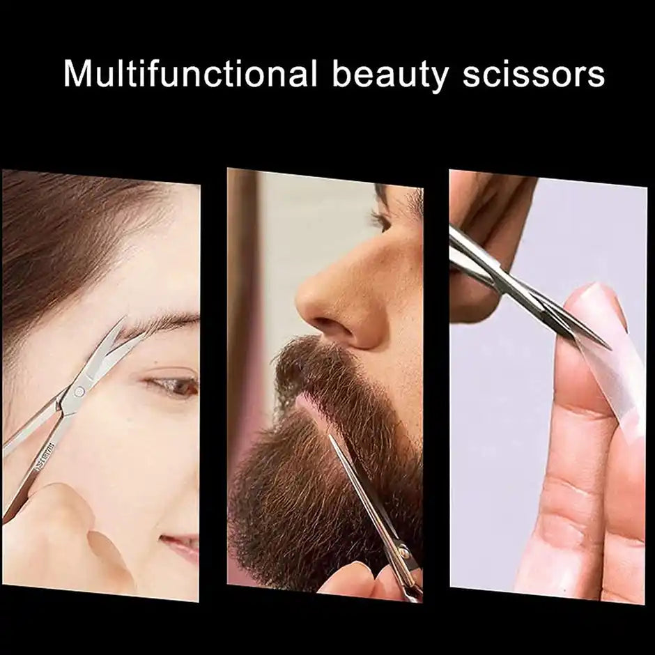 Precision Stainless Steel Manicure Scissors - Professional Grooming Tool for Nail and Cuticle Care Premium Quality Single Deals™