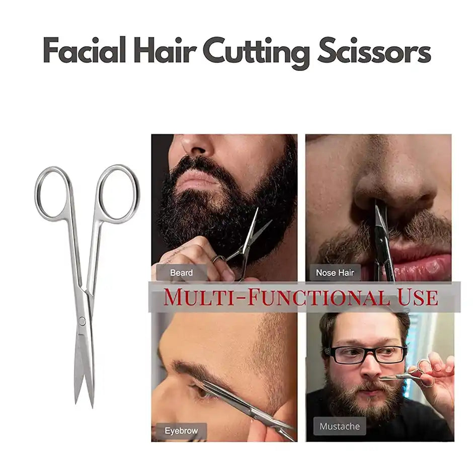 Precision Stainless Steel Manicure Scissors - Professional Grooming Tool for Nail and Cuticle Care Premium Quality Single Deals™