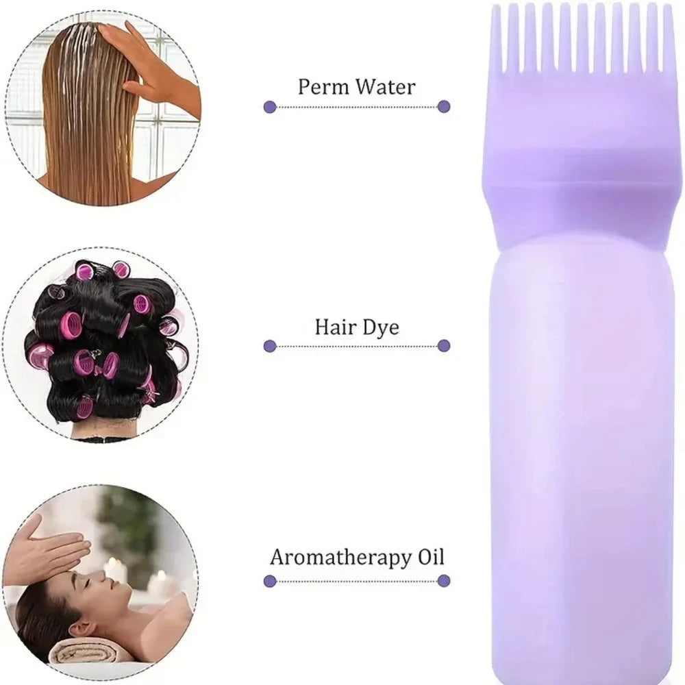Hair Dye Bottle Applicator – Precision Root Comb Dispenser