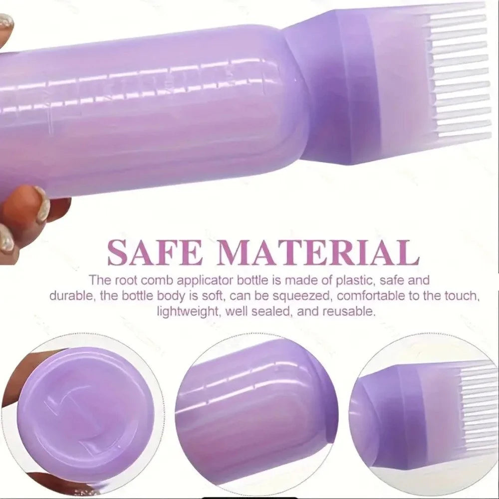 Hair Dye Bottle Applicator – Precision Root Comb Dispenser