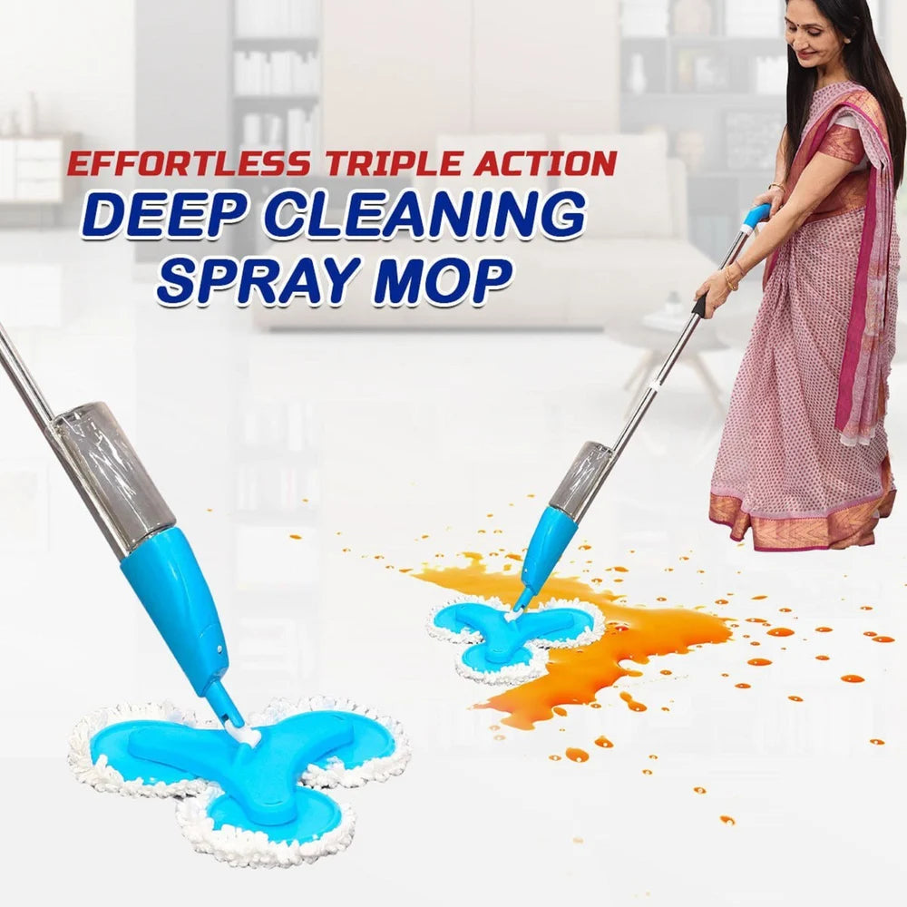 3 in 1 Rotating Spray Mop – Sophisticated Maintenance Solution Premium Quality SingleDeals™
